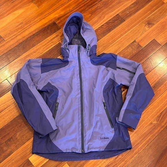 ⭐️ L.L. Bean Shell Jacket Purple Small - Picture 1 of 6